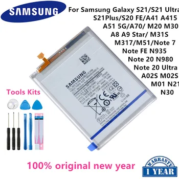 SAMSUNG original Baterija Za Samsung Samsung Galaxy S21/S21 Ultra/S21Plus/S20 FE/A41/A51 5G/A70/Opomba 20/ Opomba 20 Ultra/A02S