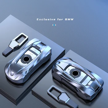 Nov Avto Ključ Primeru Zajema Ključne Vrečko Za Bmw F20 G20 G30 X1 X3 X4 X5 G05 X6 Dodatki Avto-Styling Imetnik Lupini Keychain Varstvo