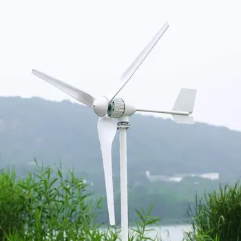 6000W Wind Turbine Generator 48V 24V 12V Vetrnica Horizontalni Veter Proste Energije Z MPPT Krmilnik Domačo Uporabo Izven Mreže Inverter