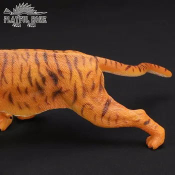Ročno Certificiranih Proizvodov Velikih Anime Tiger Model Mehko 3D Živali figuric PVC Polnjene Figma Otroci Simulacije Živali Igrače