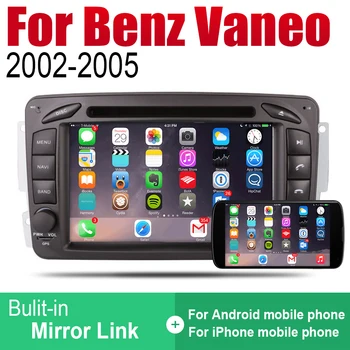 Avto DVD Predvajalnik, GPS Navigacija Za Mercedes Benz Vaneo 2002~2005 NTG Avto Android Multimedijski Sistem Zaslon, Radio Stereo