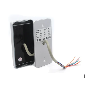 2000 Uporabnikov Samostojna Ozadja RFID Vrata za Nadzor Dostopa do Sistema wiegand 26/34 IP68 Vodotesen Kovinska Tipkovnica Bližine Kartico