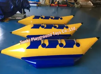 Float/šport na prostem vode igrače poceni napihljivi plavajoče banana za odrasle za Poletno sprostitev rafting čoln