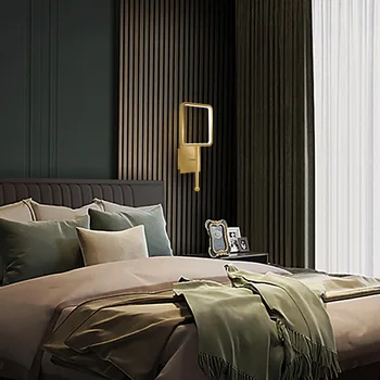 Nordijska modernih dekor svetilka aplicirano kmečki dom dekor postelja stenska svetilka