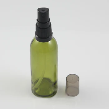 Pisano steklo body spray embalaža 60ml , Črno kapo z plastični pokrovi oblikovalec spray steklenico za kozmetične embalaže