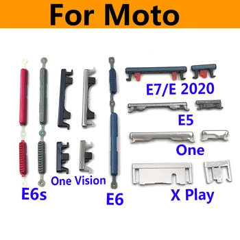 10 Kos Za Moto E6S E6 E5 E 2020 / Za Moto Eni Strani Glasnosti Gumb ZA Vklop IZKLOP Buttton Tipko Set Zamenjavo
