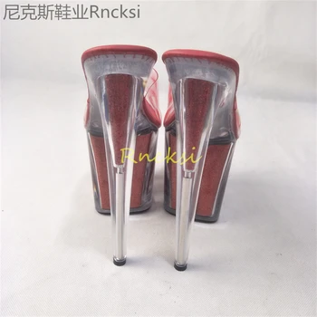 20 cm Besedo sandali ženske čevlji poletje stiletto moda Joker moda visoko peto ženske sandali in natikači