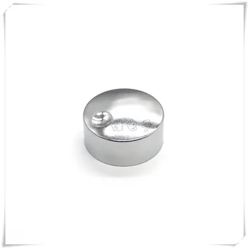 2 Kos 34.5*16 MM srebrna prevleka plastičnih gumb potenciometra rotacijski kodirnik glasnosti stikalo gumb primerne za cvetlične gredi 6 MM