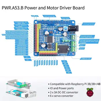 Smart Robot Komplet za Raspberry Pi, WiFi/Bluetooth Nadzora, Načrtovanja Poti, Programabilni Robot Komplet