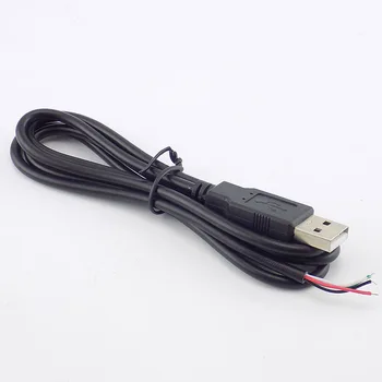 0.3/1/2M DIY Micro USB A Moški 4 Pin Žice Podatki Priključek za Kabel podaljšek Kabel, Napajalni Adapter za USB ventilator Naprave H10