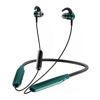 Brezžične Bluetooth Slušalke Glasbo, Slušalke Vratu Visi Brezžične Slušalke Športne Nepremočljiva Čepkov Zelena