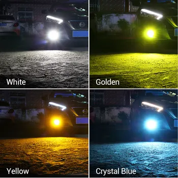 2pcs LED Luči za Meglo Lučka Blub, H8 H11 Canbus Napak Za Ford Fusion Galaxy Ranger S-Max Pobeg Explorer za obdobje 2011-Flex