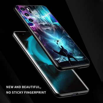 Thor Marvel Super Junak Primeru Za Huawei P50 P40 P30 P20 P Smart Ž Pro Plus 2019 2021 Mehko Shockproof TPU Črno Telefon Kritje
