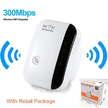 Brezžična 2.4 G WiFi Repeater 300Mbps Usmerjevalnik WiFi Signala Razširite Omrežne Ojačevalec Booster Dolgega dosega Dostopne Točke Wi-Fi Extender