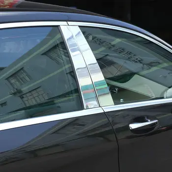 4pcs/Set Aluminij Zlitine Avto Zunanja Vrata, Okna Modeliranje Okvir Trim za Mercedes Benz W222 S-Razred S400 S320 S520-2019