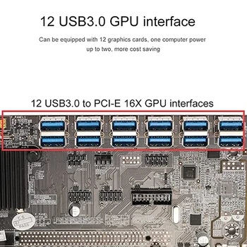 B250C 12 Kartico BTC Rudarstvo Matično ploščo+G3900/G3930 CPU+Hladilni Ventilator+SATA Kabel 12XUSB3.0 Do PICE 1X LGA1151 DDR4 RAM MSATA