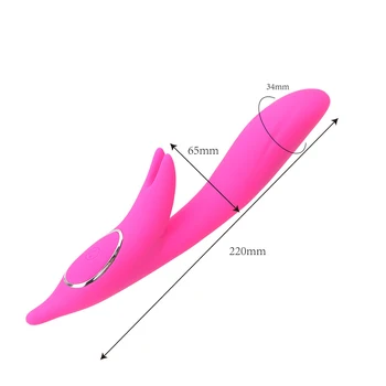 APLIKACIJO Bluetooth, združljiva Nadzor G-spot Massager Zajec Ogrevanje Vibrator za Klitoris Stimulator Dildo, Vibrator Sex Igrače za Ženske