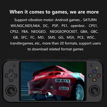 Vroče Prodaje Rg552 Arkadna Gamepad RK3399 64bit 5.36 palčni zaslon IPS Brezplačno Naložite Za PS1/PSP/N64 Žep Gaming Simulator