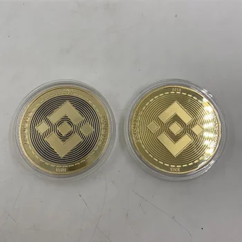 100 kos Binance Kovanec Cryptocurrency Zbirateljskega Kovanca Zlato BNB Bitcoin Art Collection Fizično Zlato Priložnostni Kovanec