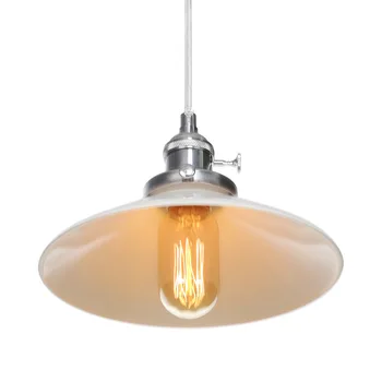 Starinsko Edison LED Viseče Svetilke Mansarda Sodobne Obesek Luči Železa, Stekla, Nastavite Stikalo Jedilnici Doma Dekor Razsvetljavo Droplight