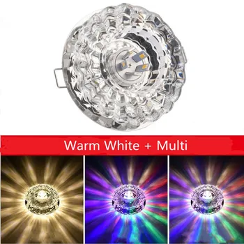 Crystal LED Stropna Svetilka 3W 5W 6W 10W Površinsko Nameščena Stropne Luči Za Življenje, Hodnik, Spalnica Dekoracijo