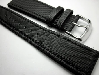 20 22 mm Visoke kakovosti watchband Ročno Debel ogljikovih vlaken Tkanje trakov Manšeta Pribor za Omega Seiko IWC Casio Mido