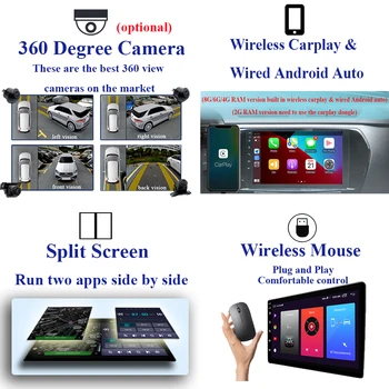 Android 12 Za Toyota Corolla 2019 - 2020 Video Multimedia Navigacija GPS Carplay Avto Radio Bluetooth DSP Zaslonu WIFI, BT