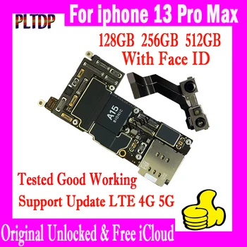 Originalne matične plošče Za iPhone 13 Max Pro Logic Odbor S ID Face, ŠT ID Računa MainBoard S Polno Žetonov Podporo Posodobitev 5G