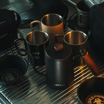 Zunanji strani kuhana kava pot uho filter dolgo usta kampiranje kave opreme Türkiye kavo pot,