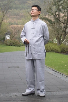 Shaolin Temple Kostum Zen Budistični Postaviti Menih Meditacija Obleke Kung Fu Usposabljanje Enotna Menih Oblačila Tradicionalna Kitajska Obleka