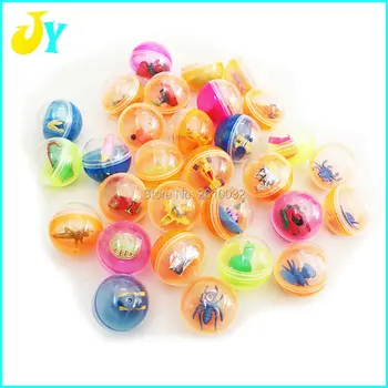 100 kos/vrečko 32mm kapsule žogo mešani slog lepe igrače za Igrača avtomatih na kovance, ki jih upravljajo twisted jajce kroglice