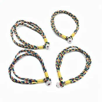 JunKang 10pcs ugoden ljubitelje pisane strani string Zapestnica za nakit, izdelava DIY ročno pribor
