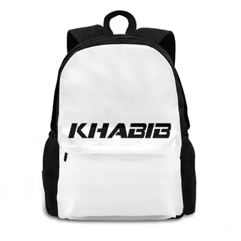 Khabib Nurmagomedov T-Shirt Nahrbtnik Za Študentske Šole Laptop Potovalna Torba Khabib Khabib Upokoji Boj Khabib Upokojitev