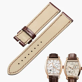 WENTULA watchbands za malte sita 47400/83080 aligator kožo /krokodil zrnasto usnje jermenček watch band