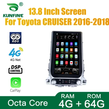 Tesla Slog Za Toyota CRUISER 2016-2018 Avtomobilski Stereo Radio Android 10.0 4GB RAM 64GM ROM Jedro Octa Avto DVD GPS Igralec Deckless