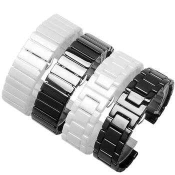 Visoko-kakovostno Keramično watchband za Samsung Galaxy watch 46mm 3 45mm band Prestavi S3 Meje zapestnica zapestje pas Huawei watch trak