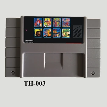 TH003 8 V 1 Igre Zbiranje 16 Bit Velika Siva Igra Kartice Za NTSC ZDA igralne Konzole