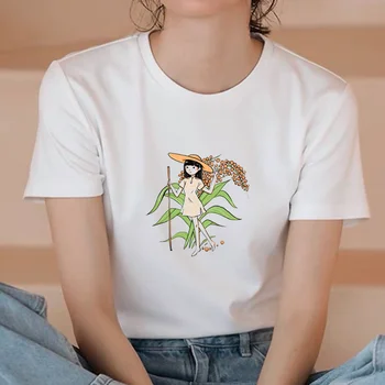 Ženske t-shirt Harajuku ljubezen majica s kratkimi rokavi ženske Luštna Punca ulzzang grafični majice s kratkimi rokavi ženske 2021 poletje femme oblačila