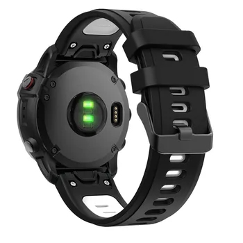 Nov Slog Vroče Silikonski Hitro Sprostitev Watchband Trak Za Garmin Fenix6 Watch Easyfit Manžeta Zamenjava Zapestnica Dodatki