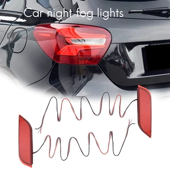 3X Avtomobilske LED Zadnji Odbijač Rep Luč Zavorna Luč Vključite Signal Luč Reflektor Za Subaru / Impreza / Xv / Wrx