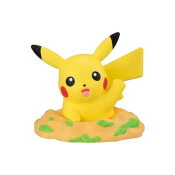 BANDAI Pokemon Gashapon Eevee Mew Diglett figuric Model Originalen Anime Številke Zbirka Hobi Darila Igrače