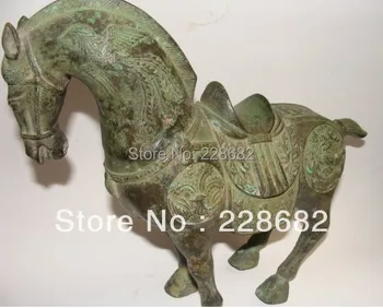 Azijske Starine, Redki Kitajska Bronasti Kip Konja Brezplačna Dostava