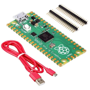 Za Raspberry Pi Pico - Lahka Starter Kit, ki je Sestavljen iz Raspberry Pi Pico, Kabel in Pin Glave