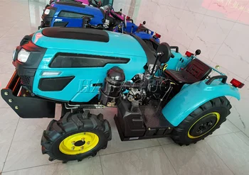 Dobra Kakovost Vrtnih Traktorjev na Kolesih Mikro Toplogrednih Intenzivnih 50HP Pralni Mini Traktor