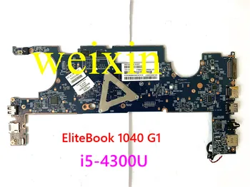 Visoko kakovost Za HP EliteBook 1040 G1 Prenosni računalnik z Matično ploščo 12295-3 w i5-4300U 739580-001 Mainboard Testirani OK