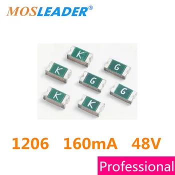 Mosleader PPTC 1206 160mA 48V 1000pcs 0.16 A 3216 varovalke NANOSMDC016F-2 Kitajski Visoke kakovosti
