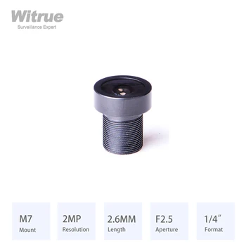 Witrue M7*P0.35 Objektiv 2,6 MM HD 1080P Zaslonke F2.5 Format 1/4