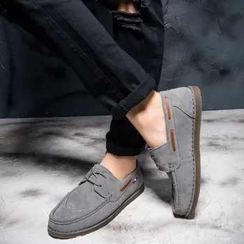 Moda za moške čevlji 2019 spomladi in jeseni blagovne znamke podjetja antilop, ki je mehak in udoben, lahek, preprost udobno loafers