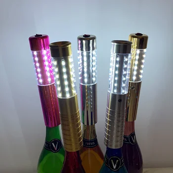 PAMNNY LED Strobe Baton Učinkovitosti Pomoči svetlobna Palica za ponovno Polnjenje Šampanjec, Vino, Steklenica Skp za VIP nočni klub KTV Bar Flash Stick