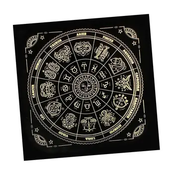 Witchy Prtom namizna Igra, Tapiserija, Oracle Kartice Pad 48Cmx48cm Prtom Astrologija Vedeževanje Kartice, Namizni prt